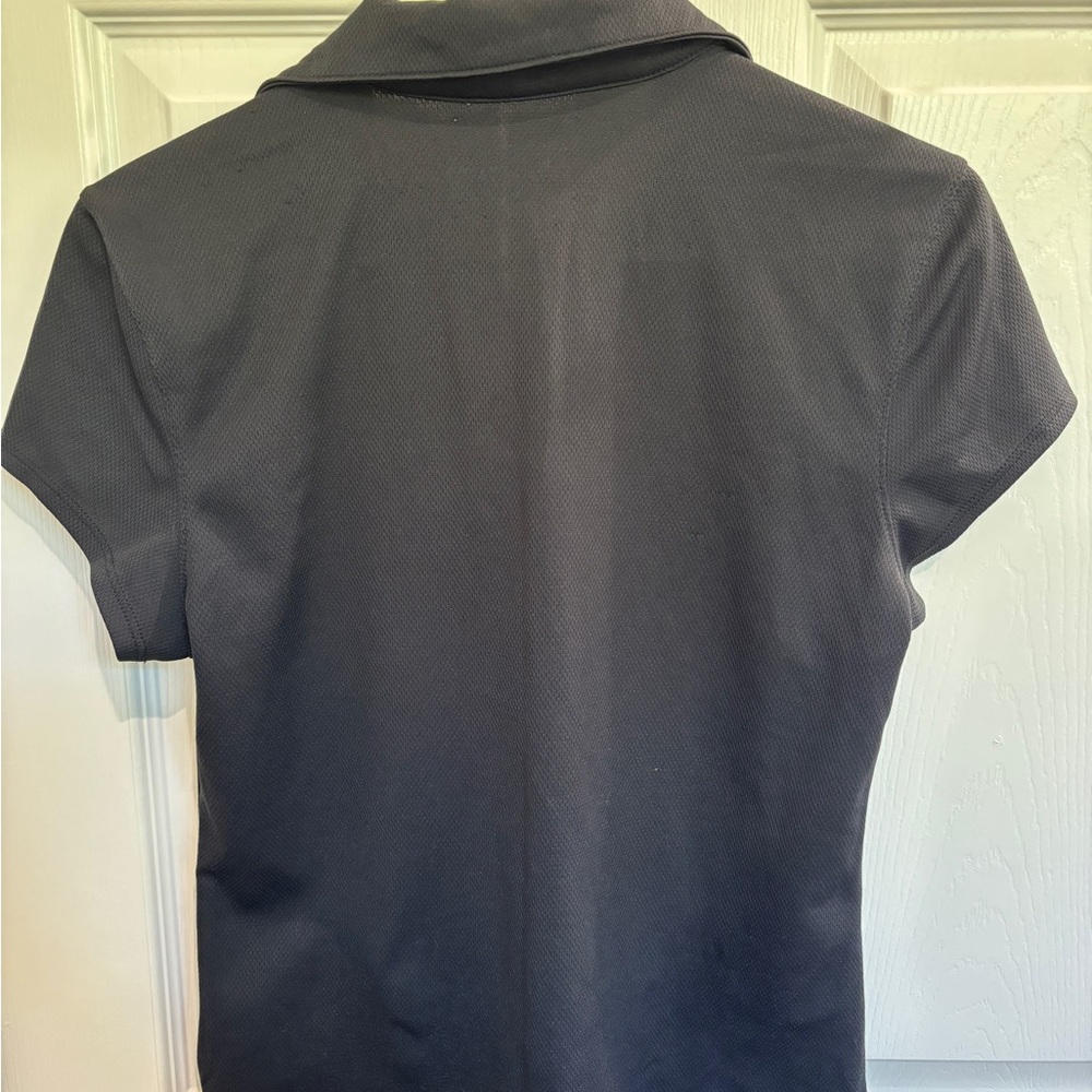 Athleta black collared top - Picture 3 of 7